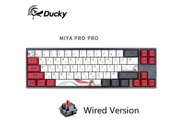 Ducky X Varmilo MIYA Pro Ergonomic Design, Cool Exterior 68 Keys Type-C Cable Detachable Mechanical Gaming Keyboard For Office And Game- Chinese.