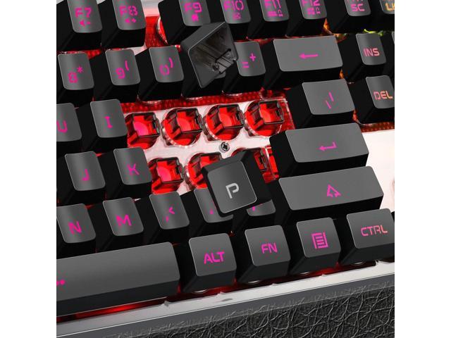 Gaming Keyboard and Mouse Combo, K1 RGB LED Backlit Keyboard with 104 Key Computer PC Gaming Keyboard for PC/Laptop (Black)
