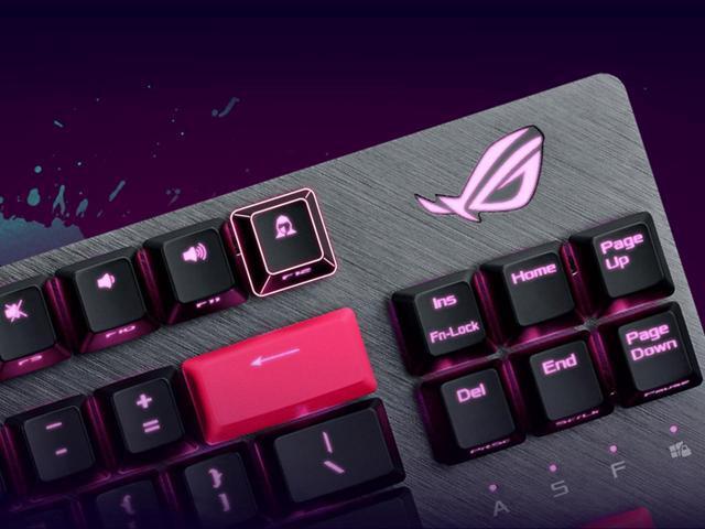 ASUS X803STRIXSCOPETKLEP/BrownMX/US ROG Strix Scope TKL Electro Punk Gaming Keyboard