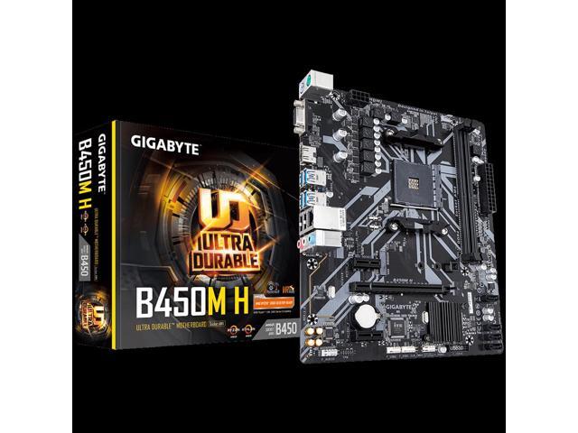 GIGABYTE B450M H AM4 Micro ATX AMD Motherboard