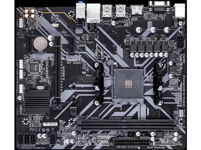 GIGABYTE B450M H AM4 Micro ATX AMD Motherboard