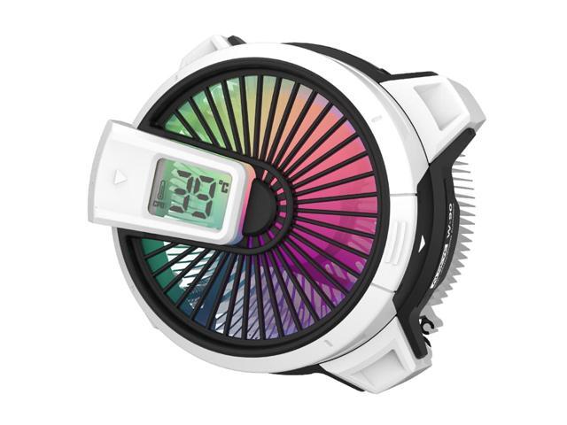 ALSEYE W90 CPU Cooler, Temperature Displayed CPU Cooler for Small Size PC Case with Powerful 90mm ARGB Lighting Fan and 40mm High-Performance Heat...