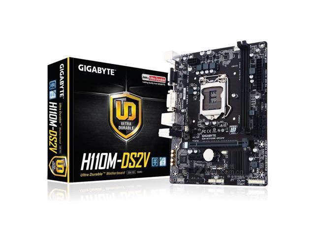 GIGABYTE GA-H110M-DS2V DDR3 Motherboard Supports 7th / 6th Generation Intel Core Processors