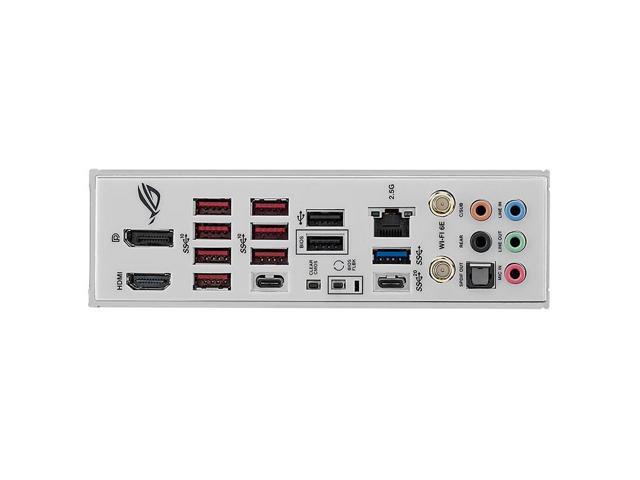 ASUS ROG STRIX X670E-A GAMING WIFI 6E Snow,SocketAM5 Ryzen 7000 gaming motherboard 16 + 2 power stages, PCIe 5.0, DDR5 support, 4 M.2 slots with...