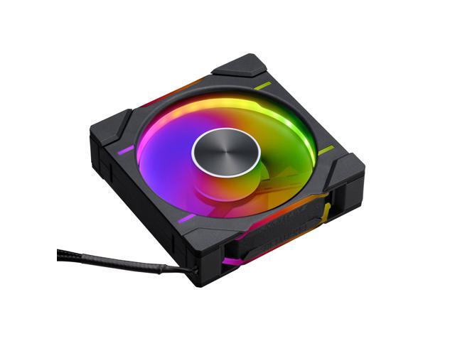 Phanteks D30-120 DRGB PWM FAN, Premium D-RGB Performance Fan, ARGB/DRGB lighting, Daisy-chain Fan Linking system, Black