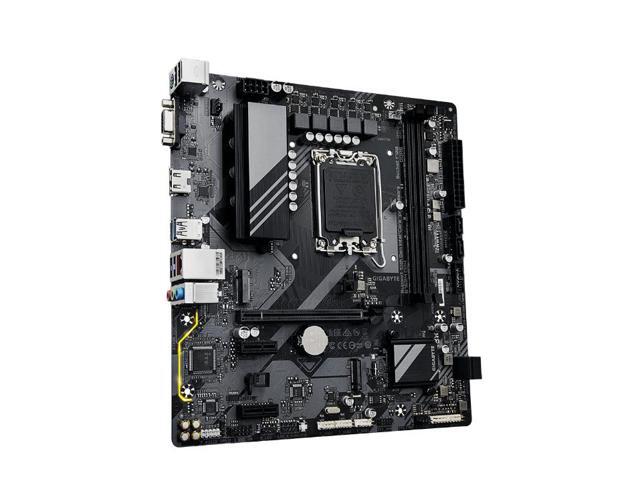 GIGABYTE B760M D2H LGA 1700 Intel B760 M-ATX Motherboard With DDR5, 2* M.2, PCIe 4.0, USB 3.2 Gen 1, 2.5GbE LAN, Q-Flash Plus