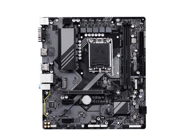 GIGABYTE B760M D2H LGA 1700 Intel B760 M-ATX Motherboard With DDR5, 2* M.2, PCIe 4.0, USB 3.2 Gen 1, 2.5GbE LAN, Q-Flash Plus