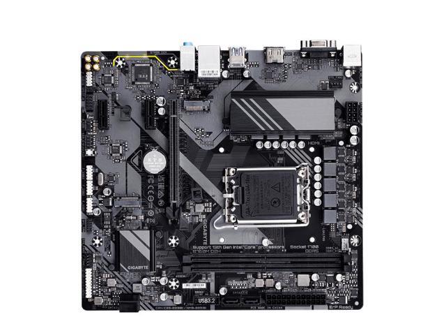 GIGABYTE B760M D2H LGA 1700 Intel B760 M-ATX Motherboard With DDR5, 2* M.2, PCIe 4.0, USB 3.2 Gen 1, 2.5GbE LAN, Q-Flash Plus