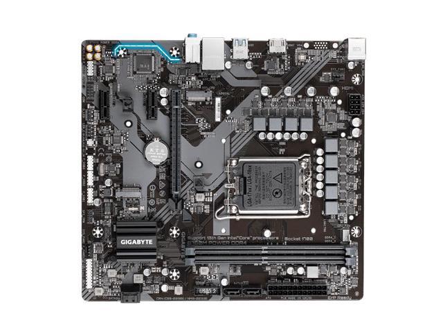GIGABYTE B760M POWER LGA 1700 Intel B760 M-ATX Motherboard With DDR4*2, 2* M.2, PCIe 4.0, USB 3.2 Gen 1, 2.5GbE LAN, Q-Flash Plus(OEM, Industrial...