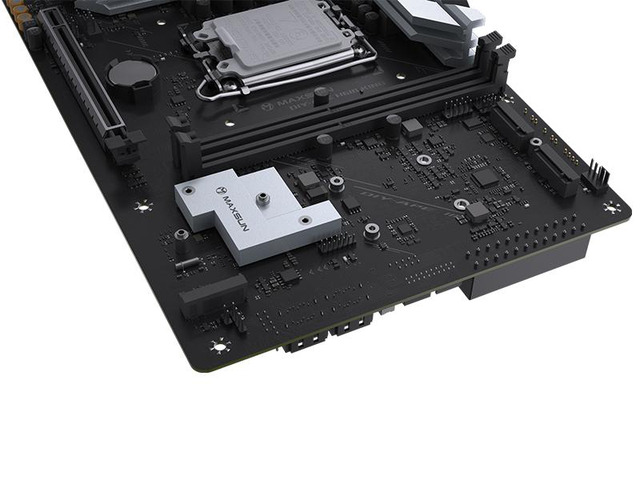 MAXSUN DIY-APE H610-KING Back-Connector YTX Motherboard, Hidden Connector Design, LGA1700 for Intel 13th/12th Processor, DDR4