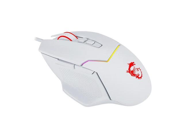 MSI CLUTCH GM20 V2 Gaming Mouse, Wired, RGB Glare, Dragon Spirit Lamp Of Faith, Gaming Mouse, Ergonomics, White