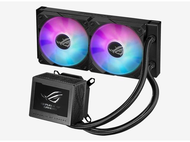 ASUS ROG RYUJIN III 240 ARGB All-in-one Liquid CPU Cooler With 3.5 LCD, Asetek 8th Gen Pump, Pump Embedded Fan and 3x ROG 120mm Radiator Magnetic...