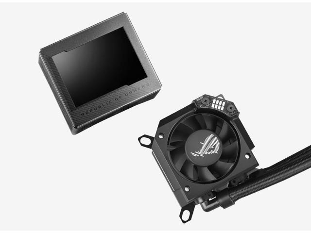 ASUS ROG RYUJIN III 240 ARGB All-in-one Liquid CPU Cooler With 3.5 LCD, Asetek 8th Gen Pump, Pump Embedded Fan and 3x ROG 120mm Radiator Magnetic...