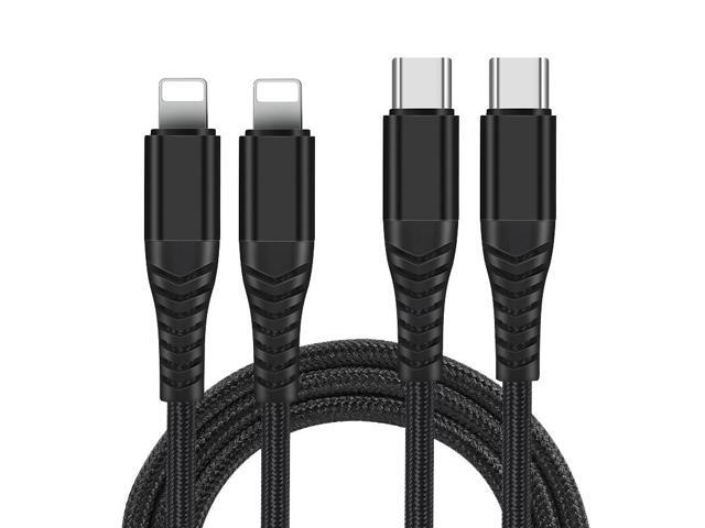 USB C to Lightning Cable 6.6FT 2Pack, MFi Certified USBC iPhone Fast Charger Cord Heavy Duty Type C iPhone Cable Compatible with iPhone 14 13 12 11...