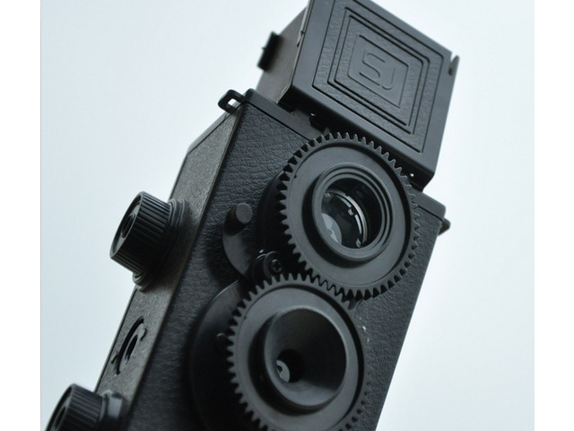 CORN Recesky 35mm Lomo TLR Camera DIY KIT (GakkenFlex clone) with Assemble Tool & Roll film