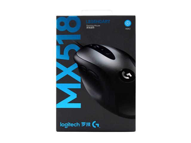 Logitech G MX518 Legendary 16000DPI Gaming Mouse, 8 Programmable Buttons,HERO 16K Sensor