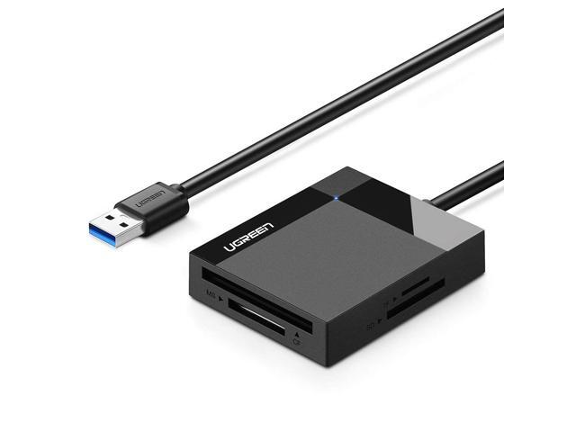 UGREEN SD Card Reader USB 3.0 Card Hub Adapter 5Gbps Read 4 Cards Simultaneously CF, CFI, TF, SDXC, SDHC, SD, MMC, Micro SDXC, Micro SD, Micro...