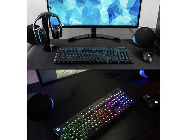 New Arrival-Logitech G913 Lightspeed and Bluetooth Wireless Ultra-thin Mechanical Gaming Keyboard, RGB with LIGHTSYNC, G Key Programmable (Linear)