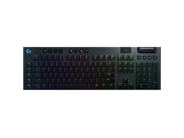 New Arrival-Logitech G913 Lightspeed and Bluetooth Wireless Ultra-thin Mechanical Gaming Keyboard, RGB with LIGHTSYNC, G Key Programmable (Linear)