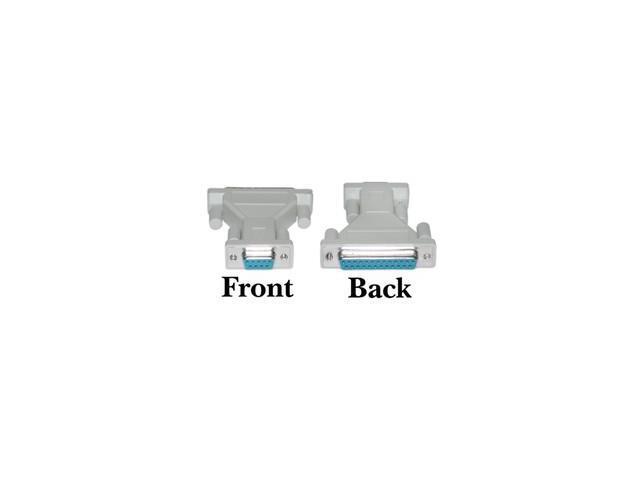 Cable Wholesale DB9 Female / DB25 Female, AT Modem Adaptor, Molded