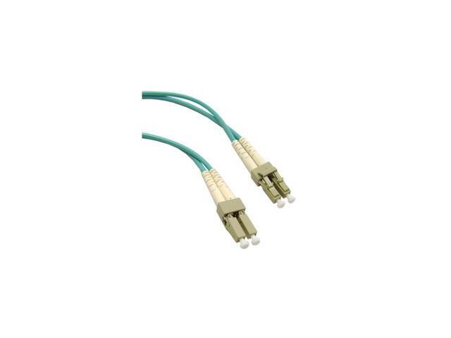 Cable Wholesale LC / LC Multimode Duplex Fiber Optic Cable 10-Gigabit Aqua 50/125 - 2 Meter (6.6ft)