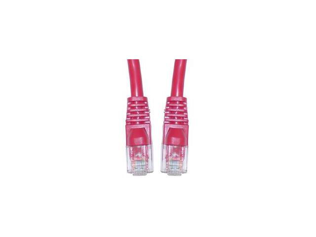 Cable Wholesale Home Office Electronics Cat5e Red Ethernet Patch Cable Snagless/Molded Boot 20 Foot