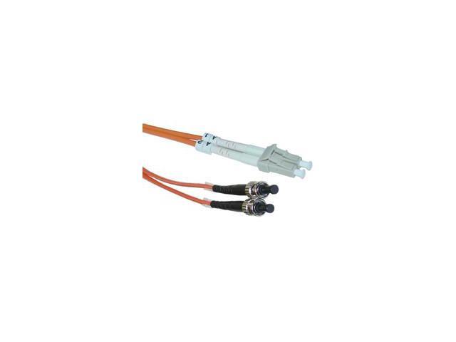 Cable Wholesale LC / ST Multimode Duplex Fiber Optic Cable 62.5/125 - 3 Meter (10ft)