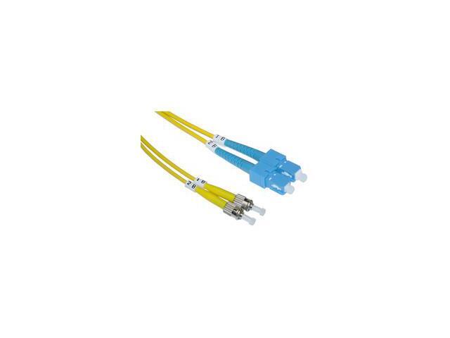 Cable Wholesale SC / ST Singlemode Duplex Fiber Optic Cable 9/125 - 1 Meter (3.3ft)