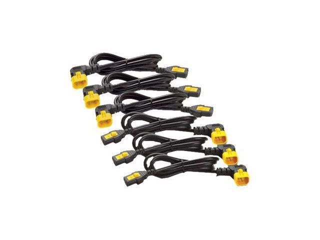 POWER CORD KIT (6 EA), LOCKING, C13 TO C14 (90 DEGREE), 0.6M, NORTH AMERICA