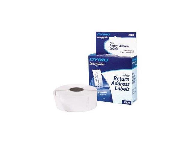 Dymo Labelwriter Return Address - Address Labels - Black On White - 0.75 In X 2 In - 500 Label(s) (