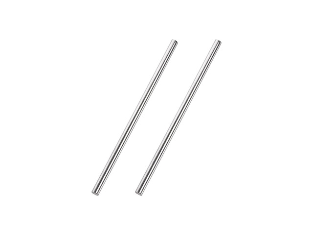 5mm x 150mm 304 Stainless Steel Solid Round Rod for DIY Craft - 2pcs
