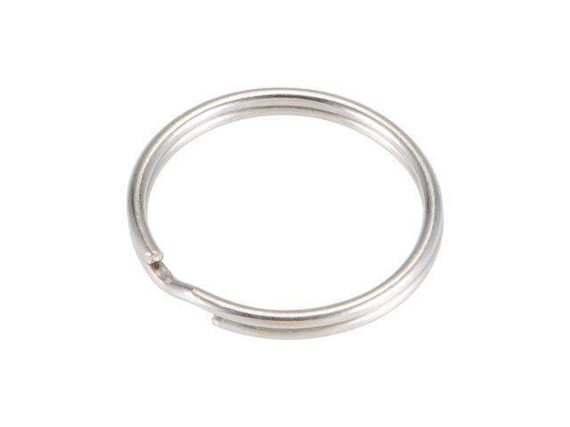 Save big on 4pcs Earring Jump Rings Jewelry Tool Jump Rings Opener Jump Rings For Jewelry Jump Rings For Keychains Jump Ring Opening Tools Rings For Jewelry Making! 6 Unique-Bargains Split Key Ring 23mm Open Jump Connector for Lanyard Zipper Handbag, Nickel Plated Iron, Pack of 100