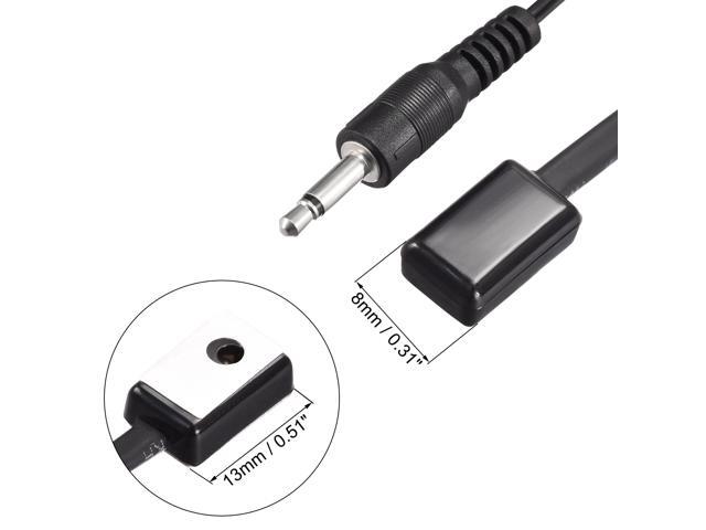 DC Power Adapter,Female 5.5mmx2.1mm to 4.5mmx3.0mm Male Plug Tips, Input DC Plug Connector Blue