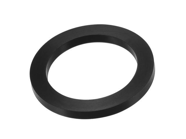 Nitrile Rubber Flat Washer 2-1/2 Inch DN65 Gasket for Wrench Type Quick Connector, Black Pack of 10 photo