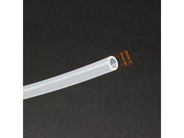 2mm x 3mm Silicone Translucent Tube Water Air Pump Hose Pipe 2 Meter 6.5Ft Long