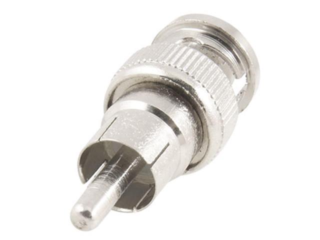 Unique Bargains 2 Pcs BNC to RCA Male M/M Coaxial Cable AV Adapter Connector