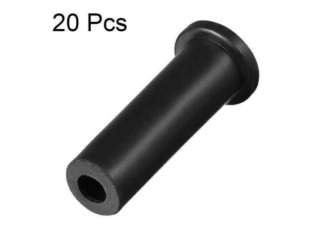 20pcs 10-6mm Strain Relief Cord Boot Protector 39mm for Power Tool Black