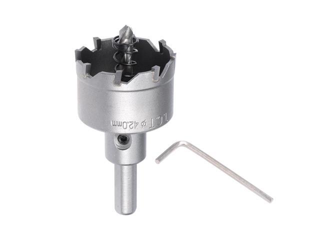 Carbide Hole Saw Cutter Drill Bit for Stainless Steel, 42mm