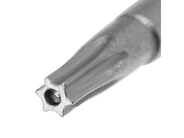 10 Pcs 1/4' Hex Shank T8 Magnetic Security Torx Screwdriver Bits 150mm Length