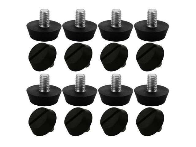 M6 x 10 x 20mm Leveling Feet Adjustable Leveler Protector for Sofa Leg 16pcs