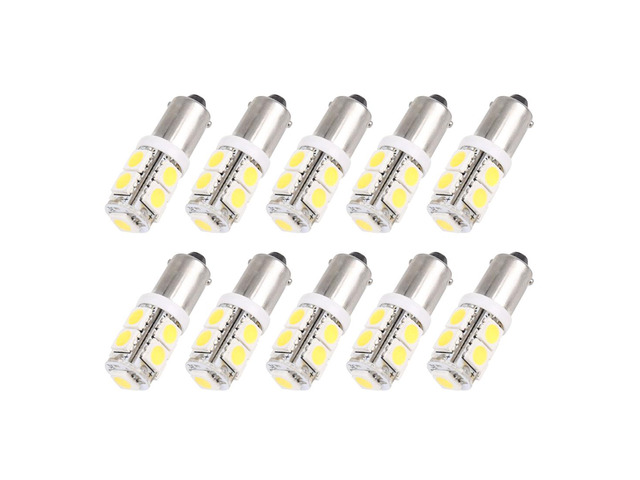 10 Pcs 1.032W BA9S Cool White 9 5050-SMD LED Light Bulb Lamp for Car Vehicle Interior