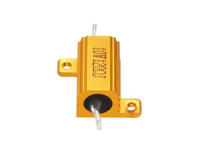 Unique Bargains Aluminum Case Resistor 10W 120 Ohm Wirewound for LED Converter Rod Post 10W120RJ