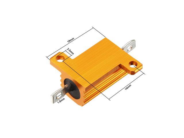 Unique Bargains Aluminum Case Resistor 10W 120 Ohm Wirewound for LED Converter Rod Post 10W120RJ
