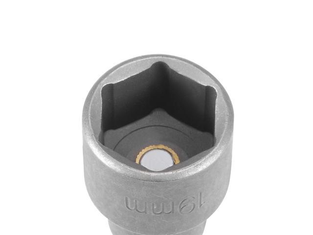 1/4' Quick-Change Hex Shank 19mm Magnetic Nut Driver, 65mm Long, Metric