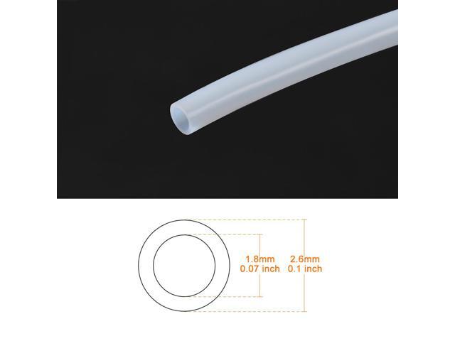 1.8mm ID 2.6mm OD PTFE Tubing Tube 5Meter 16.4ft Lengh For 3D Printer RepRap