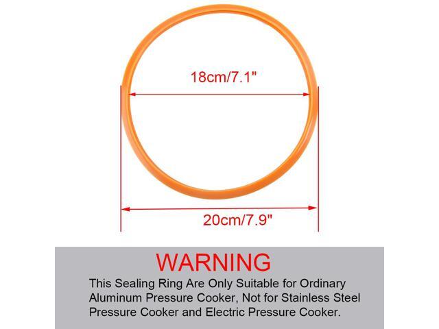 Pressure Cooker Sealing Ring, 18cm Silicone Rubber Gasket Sealing Ring for Pressure Cookers