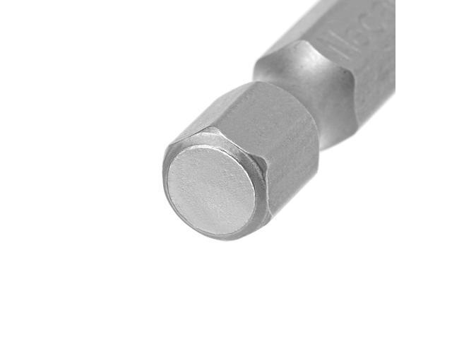 5Pcs 1/4-Inch Hex Shank 50mm Length Phillips 2.5PH1 Magnetic Screw Driver S2 Screwdriver Bits