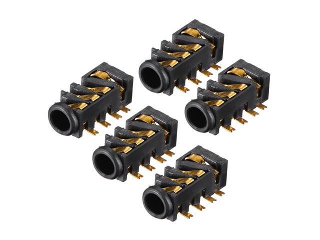 3.5 mm Audio Jack Connector PCB Mount Female Socket 8 Pin PJ-393 5pcs