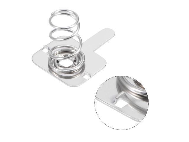 50 Pairs AA Battery Positive Negative Conversion Spring Contact Nickeling Plate 12mmx10mm