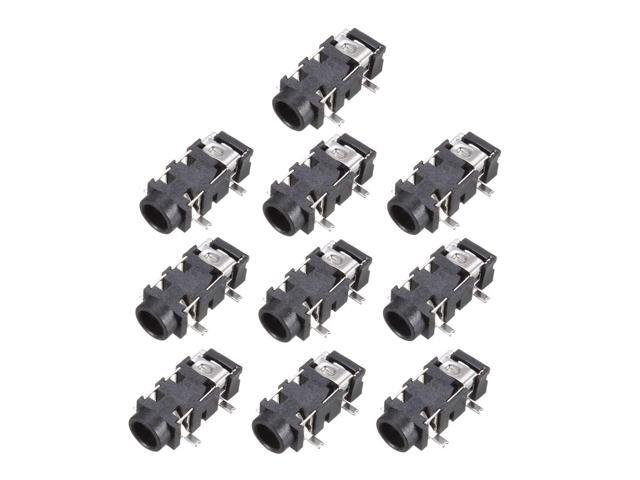 3.5 mm Audio Jack Connector PCB Mount Female Socket 5 Pin PJ-327A 10pcs